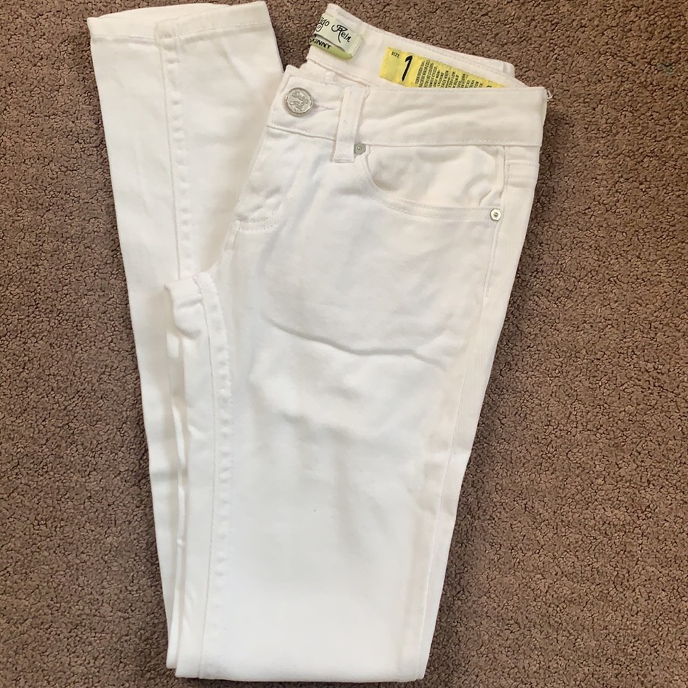 Indigo rein white jeans